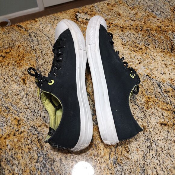 Converse Chuck Taylor II 2 ox Black/Volt/White Unisex 153541C Mens 12 Womens 14 main image 6